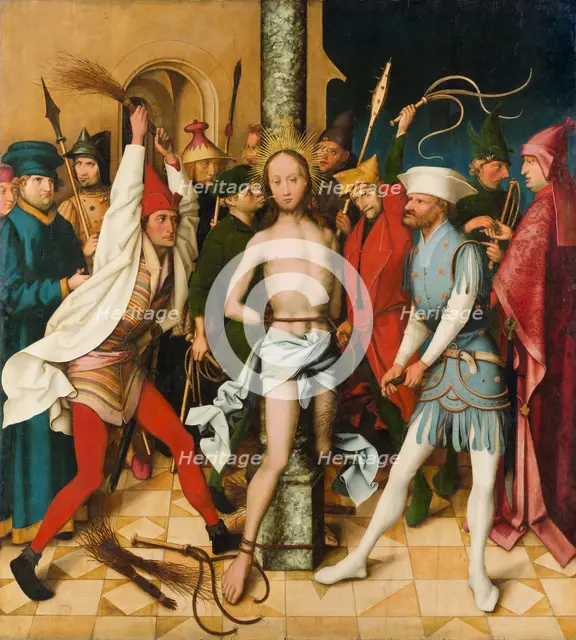 Flagellation, 1501. Creators: Hans Holbein the Elder, Jesus Christ.