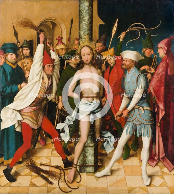 Flagellation, 1501. Creators: Hans Holbein the Elder, Jesus Christ.