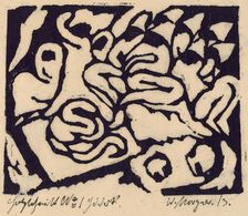 Flagellation, 1913. Creator: Morgner, Wilhelm