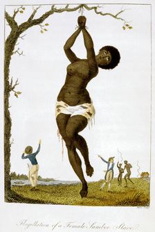Flagellation of a Female Samboe Slave 1793. Artist: William Blake