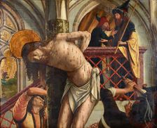 Flagellation of Christ (fragment), before 1497/1498. Creator: Michael Pacher