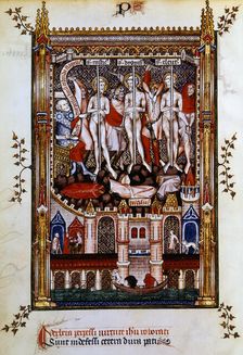 Flagellation of St Denis, St Rustic and St Eleutherius, 1317