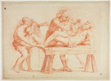 Flagellation of Saint Andrew, after 1609. Creator: Unknown