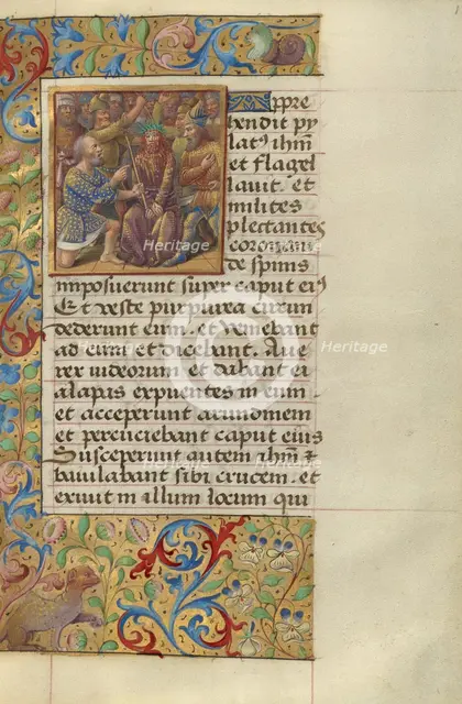 Flagellation; Poncher Hours, about 1500. Creator: Master of the Chronique Scandaleuse.