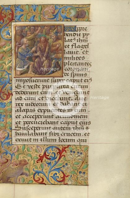 Flagellation; Poncher Hours, about 1500. Creator: Master of the Chronique Scandaleuse.