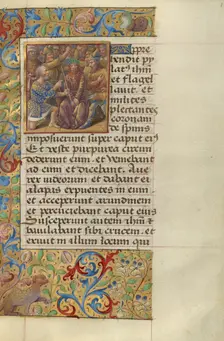 Flagellation; Poncher Hours, about 1500. Creator: Master of the Chronique Scandaleuse