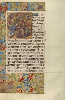 Flagellation; Poncher Hours, about 1500. Creator: Master of the Chronique Scandaleuse