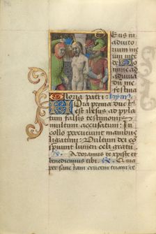 Flagellation; Poncher Hours, about 1500. Creator: Master of Cardinal Bourbon