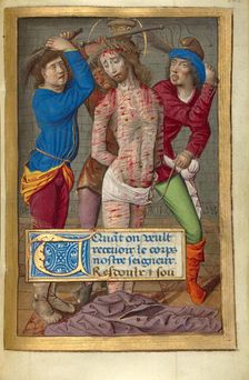 Flagellation; Poncher Hours, about 1500. Creator: Jean Pichore