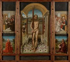 Flagellation Triptych, c1495. Creator: Master of the Luna