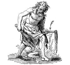 Flagellant, 16th century. Artist: Jost Amman
