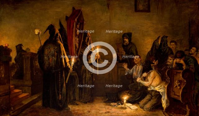 Flagellants, between 1860-1883. Creator: Emanuel Herncisz.