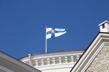 Flag, Tallin, Estonia, 2011. Creator: Sheldon Marshall