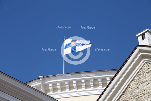 Flag, Tallin, Estonia, 2011. Creator: Sheldon Marshall.