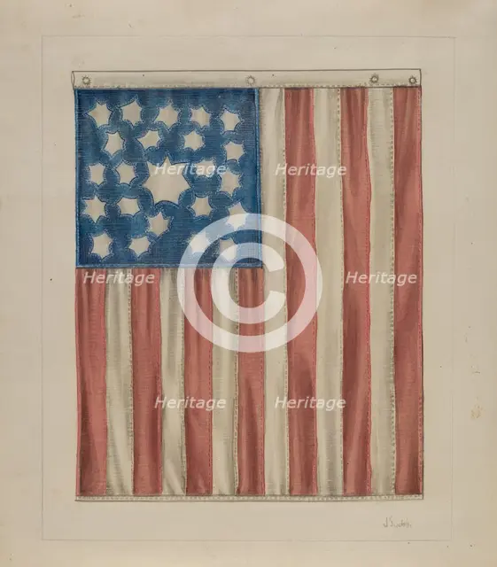 Flag, c. 1936. Creator: Joseph Sudek.