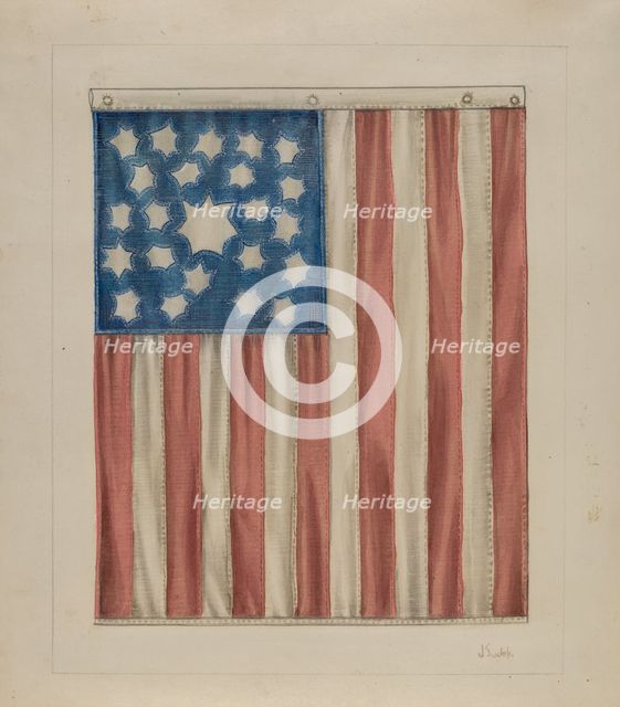 Flag, c. 1936. Creator: Joseph Sudek.
