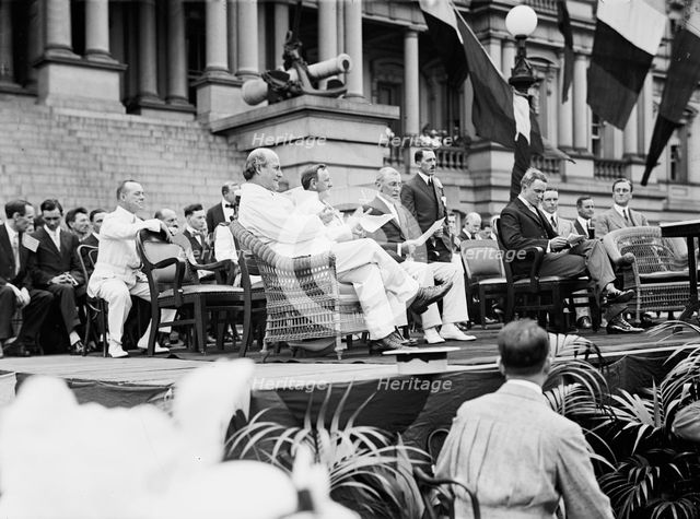 Flag Day, Washington DC, 1914. Creator: Harris & Ewing.