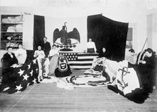Flag Factory, 1913. Creator: Harris & Ewing