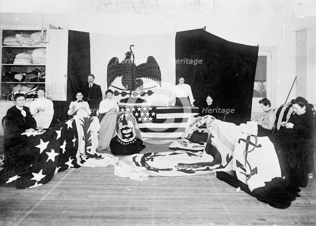 Flag Factory, 1913. Creator: Harris & Ewing.
