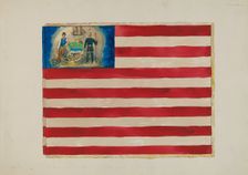 Flag: Mexican War, c. 1936. Creator: Edward Grant