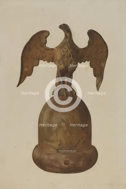 Flag Pole Finial, 1935/1942. Creator: Victor F. Muollo.