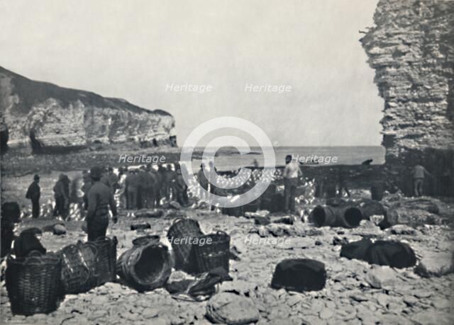 'Flamborough - The Fishermen at Work', 1895. Artist: Unknown.
