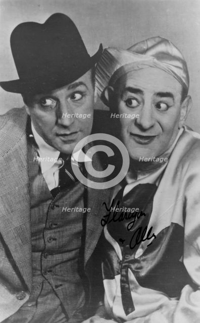 Flanagan and Allen, British singing and comedy double act, c1930s. Artist: Unknown
