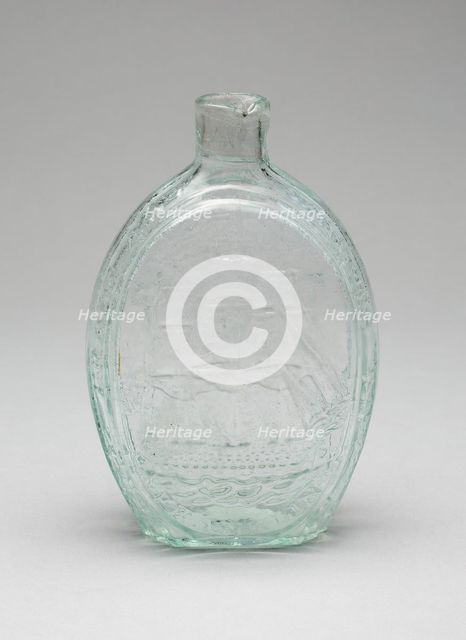 Flask, 1822/40. Creator: Kensington Glass Works.
