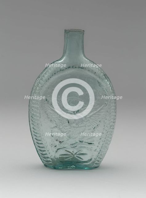 Flask, 1831/40. Creator: Coffin & Hay.