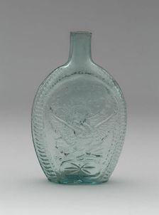 Flask, 1831/40. Creator: Coffin & Hay