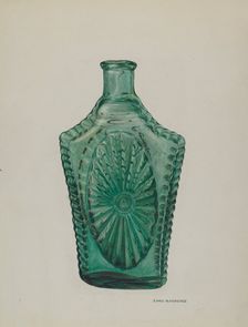 Flask, 1935/1942. Creator: Chris Makrenos