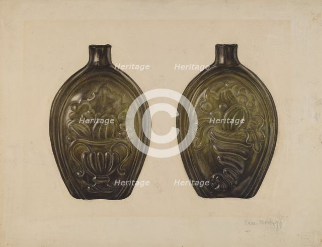 Flask, 1935/1942. Creator: Anne Nemtzoff.