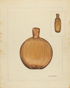 Flask, 1935/1942. Creator: John Tarantino