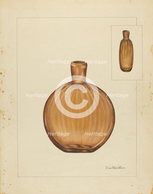 Flask, 1935/1942. Creator: John Tarantino.