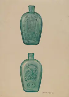 Flask, 1935/1942. Creator: Paul Ward