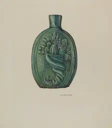 Flask, 1935/1942. Creator: William Kieckhofel