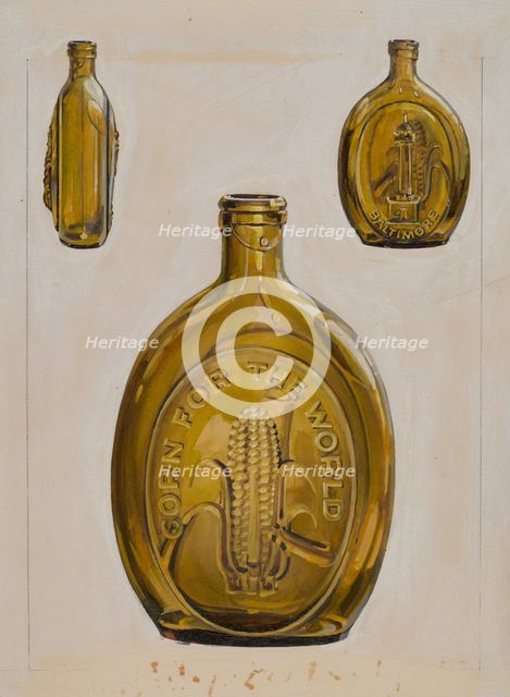 Flask, 1935/1942. Creator: Unknown.