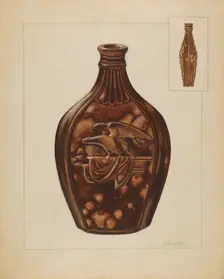 Flask, 1936. Creator: John Fisk