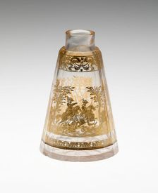 Flask, Bohemia, c. 1730. Creator: Bohemia Glass