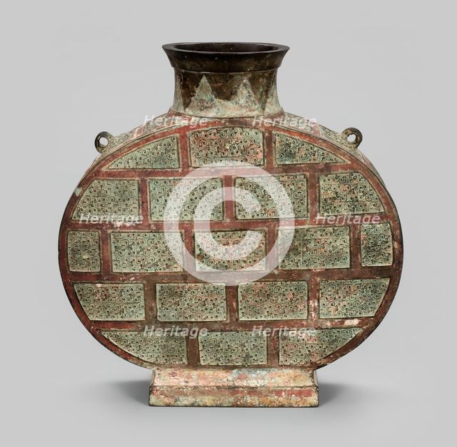 Flask (bianhu), Eastern Zhou dynasty, Warring States period (475-221 B.C.). Creator: Unknown.