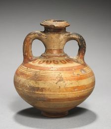 Flask, c. 1350-1300 BC. Creator: Unknown