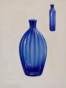 Flask, c. 1936. Creator: Charles Caseau