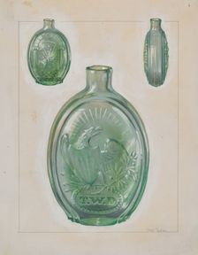 Flask, c. 1936. Creator: Charles Caseau