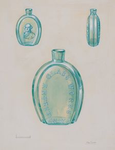 Flask, c. 1936. Creator: Charles Caseau