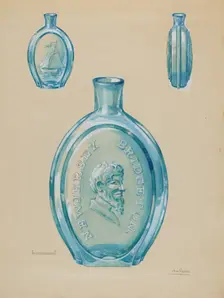 Flask, c. 1936. Creator: Charles Caseau