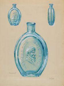 Flask, c. 1936. Creator: Charles Caseau