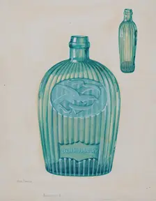 Flask, c. 1936. Creator: Charles Caseau