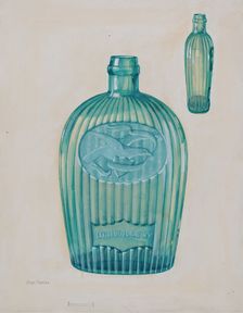 Flask, c. 1936. Creator: Charles Caseau