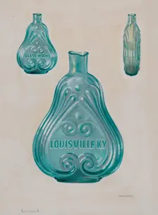 Flask, c. 1936. Creator: Charles Caseau