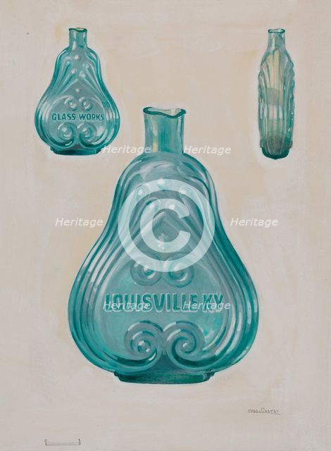 Flask, c. 1936. Creator: Charles Caseau.